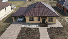 Фото новый кирпичный 4х-к дом 100 м2 с  навесом и полной отделкой  в мкр майский-80