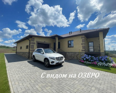 Новый 4х-к КОТТЕДЖ 150 м2 с ГАРАЖОМ и ШИКАРНЫМ ВИДОМ НА ОЗЕРО, в мкр Дальний