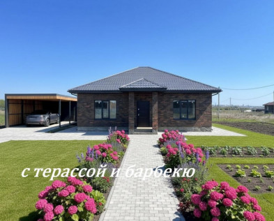 Новый  4х-к ДОМ 100 м2 с Террасой и печью БАРБЕКЮ в Стрелецкое-83