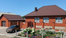 Фото жилой благоустроенный 4х-комнатный дом 115 м2 с гаражом 42 м2 , летней кухней и мастерской в селе беловское